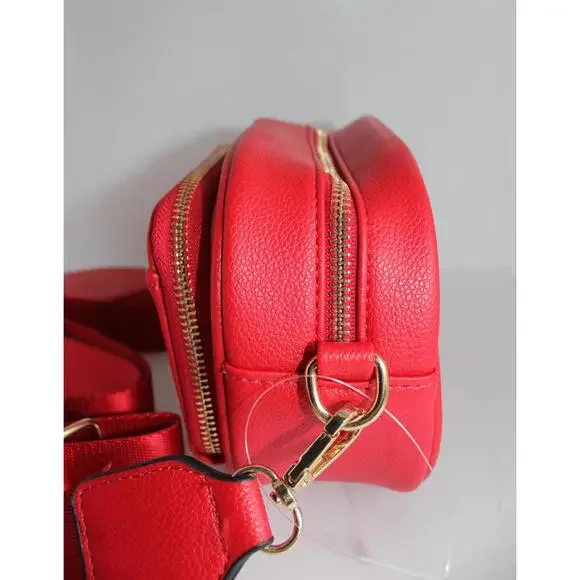 CXL by Christian Lacroix Eve Pebble Camera w Detachable Mini Zip Red Retail $88 - Picture 7 of 15